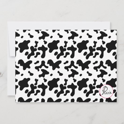 Invitation de la ferme Yee-Ha (Dos)