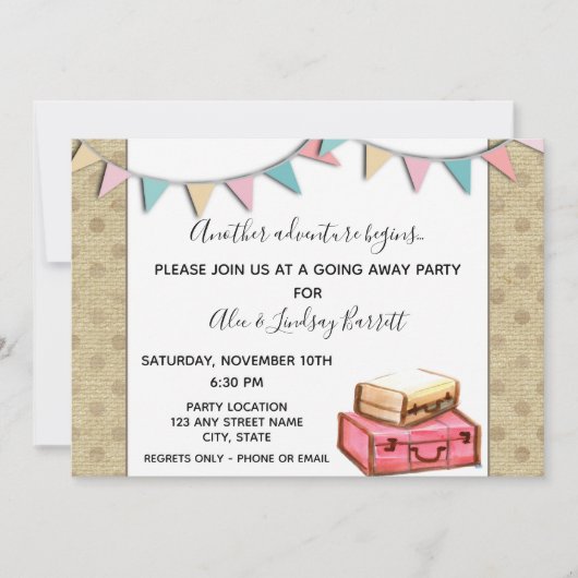 Invitation de la fête (Devant)