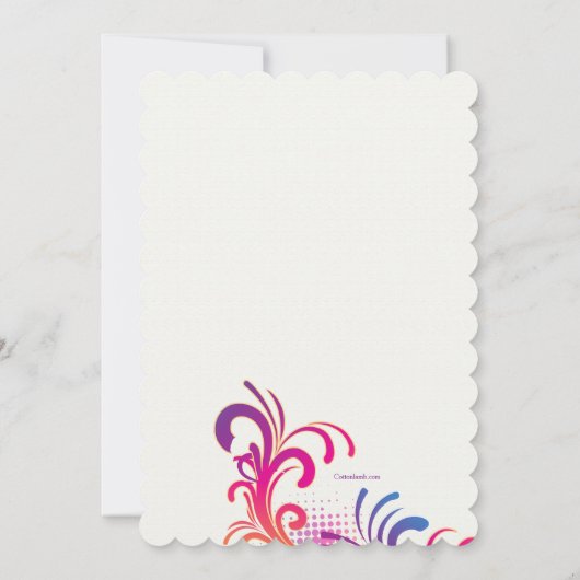 Invitation de la fête (Dos)