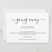 Invitation de la fête (Devant)