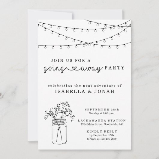 Invitation de la fête (Devant)