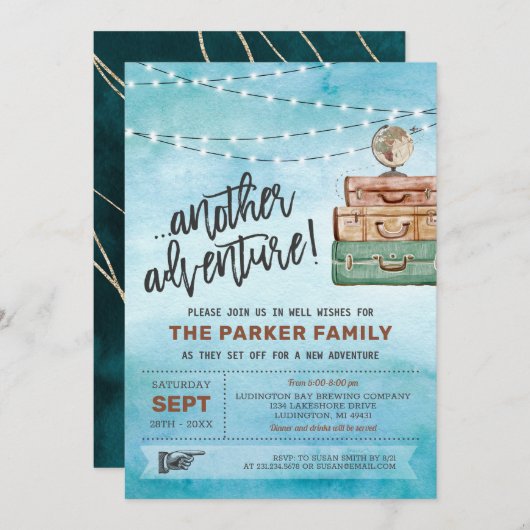 Invitation de la fête (Devant / Derrière)