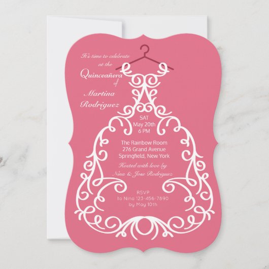 Invitation de la fête (Devant)