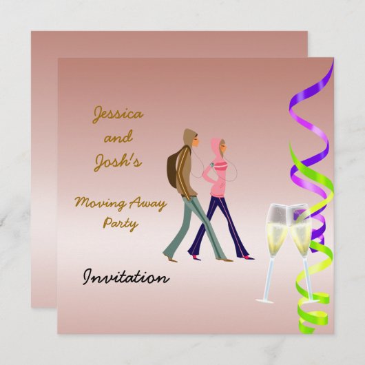 Invitation de la fête (Devant / Derrière)