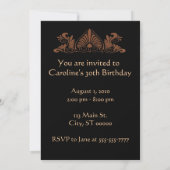 Invitation de la fête (Dos)