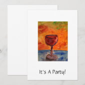 Invitation de la fête (Devant / Derrière)