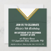 Invitation de la fête à thème du Jersey, LAX (Devant)