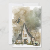 Invitation de la fête à thème Halloween Witch (Dos)