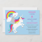 Invitation de la fête Anniversaire de enfant de la (Devant)