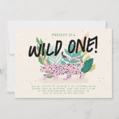 Invitation de la fête Anniversaire de enfant Wild  (Devant)
