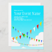 Invitation de la fête avec les mendiants (Devant / Derrière)