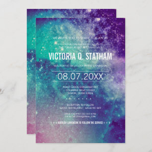 Invitation de la fête Bat mitzvah Custom Pastel Ga
