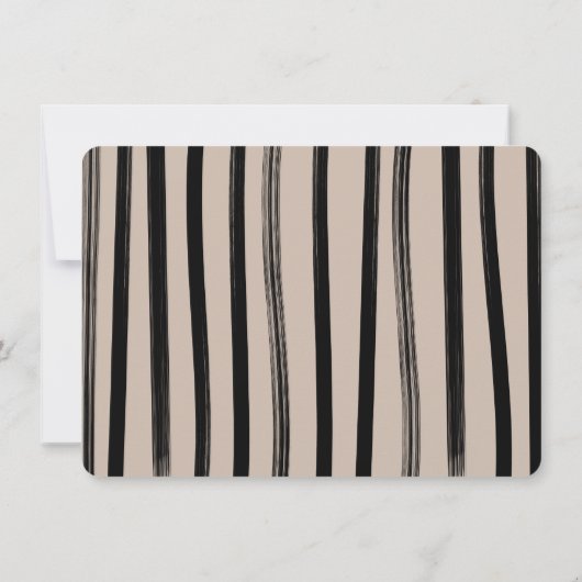 Invitation de la fête blanche éléphant laide (Dos)