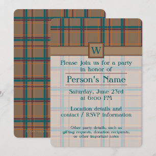 Invitation de la fête chic d'automne