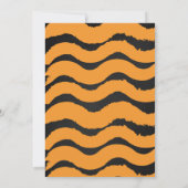 Invitation de la fête Citrouille d'Halloween (Dos)