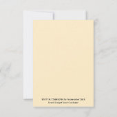 Invitation de la fête citrouille d'Halloween (Dos)