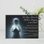 Invitation de la fête costumée de l'enfant fantôme (Debout devant)