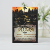 Invitation de la fête costumée d'Halloween modifia (Debout devant)