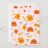Invitation de la fête costumée d'Halloween pour en (Dos)