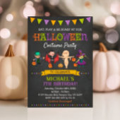 Invitation de la fête costumée pour enfants d'Hall
