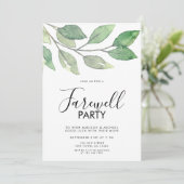 Invitation de la fête d'adieu (Debout devant)