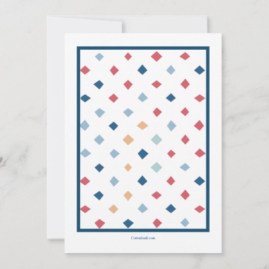 Invitation de la fête d'adieu de College Bound (Dos)