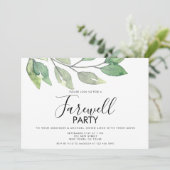 Invitation de la fête d'adieu de déménagement (Debout devant)