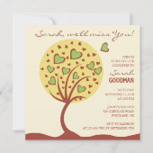 Invitation de la fête d'adieu de Heart Tree (Devant)