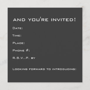 invitation de la fête d'adoption