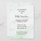 Invitation de la fête d'anniversaire de baseball (Dos)