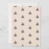 Invitation de la fête d'anniversaire de Black Goth (Dos)