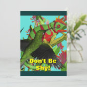 Invitation de la fête d'anniversaire de Chameleon (Debout devant)