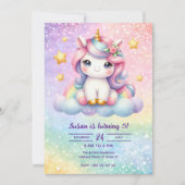 Invitation de la fête d'anniversaire de Kawaii Uni (Devant)