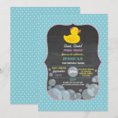 Invitation de la fête d'anniversaire de la Bubber  (Devant / Derrière)