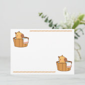 Invitation de la fête d'anniversaire de la Capybar (Debout devant)