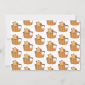 Invitation de la fête d'anniversaire de la Capybar (Dos)