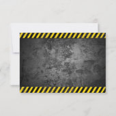 Invitation de la fête d'anniversaire de la constru (Dos)