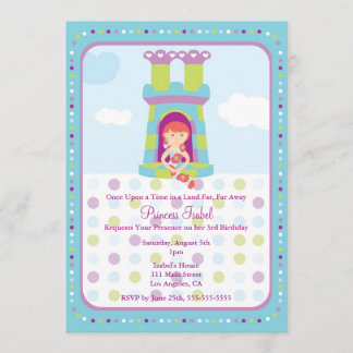 Invitation de la fête d'anniversaire de la Cute Ra