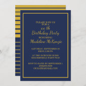 Invitation de la fête d'anniversaire de la Marine  (Devant / Derrière)