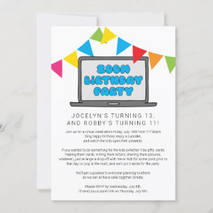 Invitation de la fête d'anniversaire de la parenté