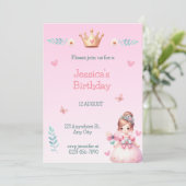 Invitation de la fête d'anniversaire de la princes (Debout devant)
