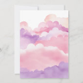 Invitation de la fête d'anniversaire de la Unicorn (Dos)