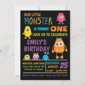 Invitation de la fête d'anniversaire de Little Mon (Devant)