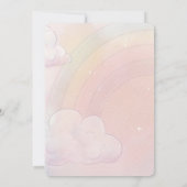 Invitation de la fête d'anniversaire de Unicorn ar (Dos)