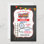 Invitation de la fête d'anniversaire du camion de  (Devant)