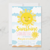 Invitation de la fête d'anniversaire du dimanche (Devant)