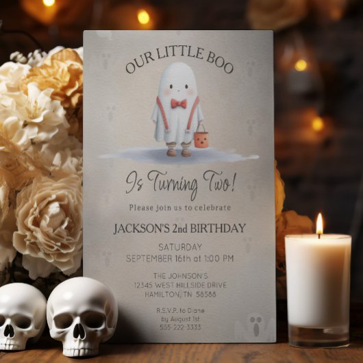 Invitation de la fête d'anniversaire du garçon