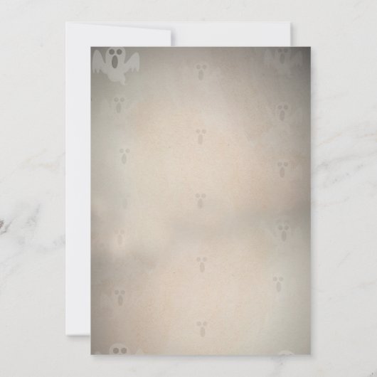 Invitation de la fête d'anniversaire du garçon (Dos)