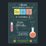 Invitation de la fête d'anniversaire du Laboratoir<br><div class="desc">Cette jolie invitation d'anniversaire au Laboratoire des Sciences est l'idée la plus courtoise pour une soirée à thème scientifique et un succès garanti avec les invités! Que vous soyez amateur de science ou à la recherche d’une décoration de laboratoire unique et personnalisée, alors Eureka! Tu viens de trouver la bonne...</div>