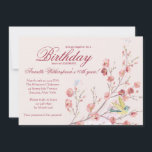 Invitation de la fête d'anniversaire du Printemps<br><div class="desc">Une jolie invitation féminine de bois de chien rose fleurit contre un arrière - plan rose doux. La carte est facile à customiser avec votre libellé, police, couleur de police et choix de six types de papier. Pas exactement ce que vous cherchez ? Tous nos produits peuvent être conçus sur...</div>